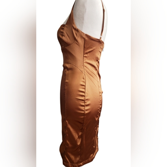 Fashion Nova Satin Mini Dress - Picture 3 of 4